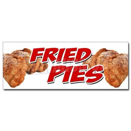 FRIED PIES DECAL Sticker Deep Fry Fruit Cherry Apple Lemon Peach Hot